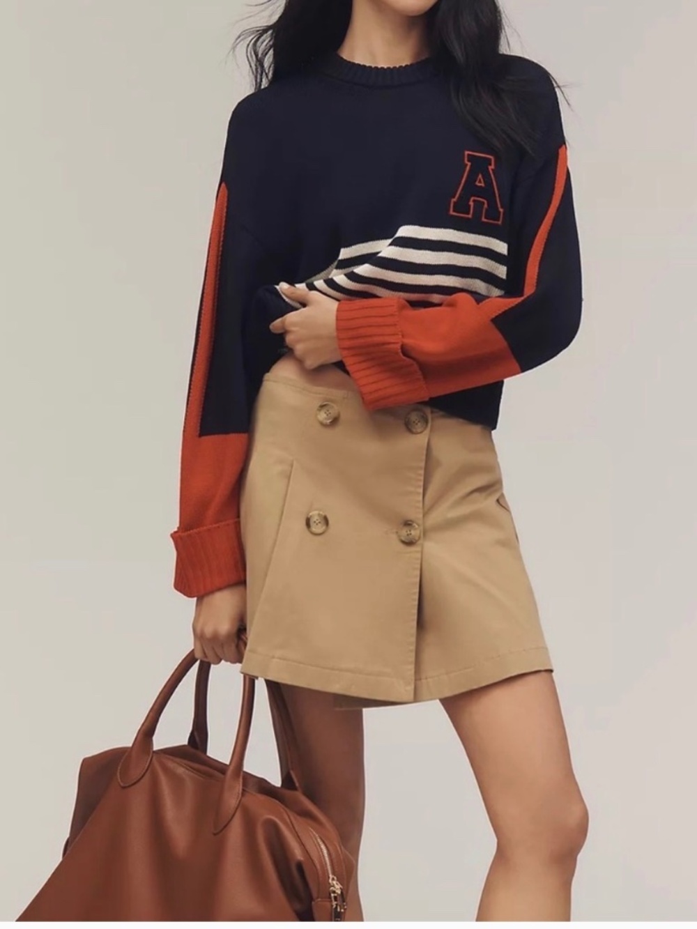 Anthropologie Maeve Pleated Button Mini skirt US 4 NWT